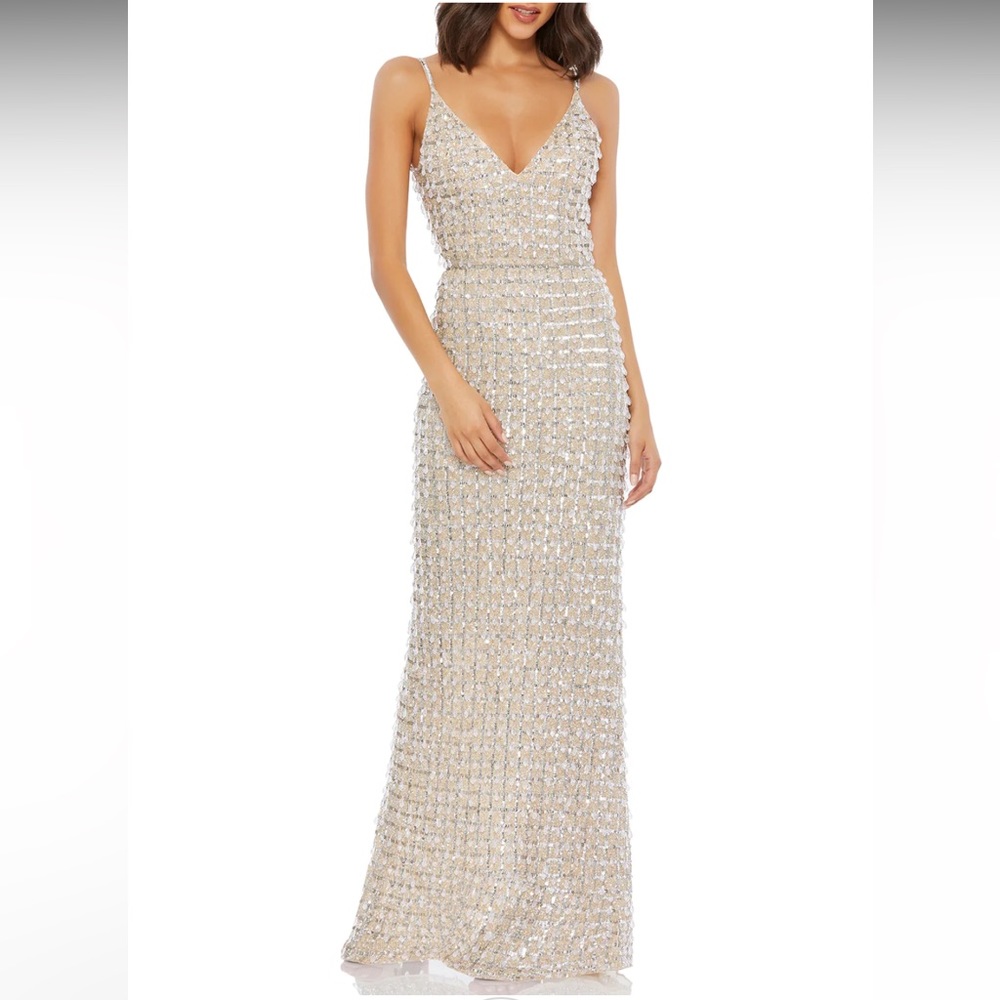 Mac Duggal Beaded Gown